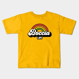 Groovy Rainbow Boccia Life Kids T-Shirt